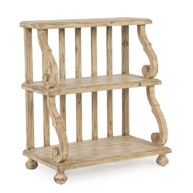 MAGRET bézs fenyőfa könyvespolc