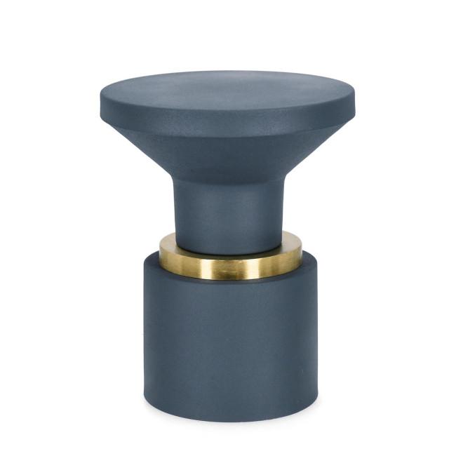 MUDIT kék fém dohányzóasztal