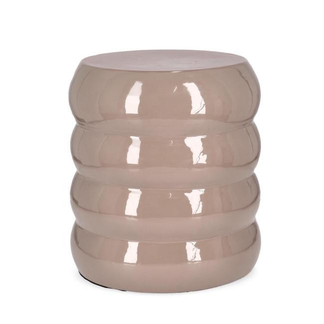 ATAL taupe fém puff