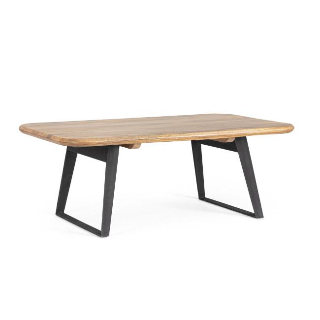 NASHIK bézs fa dohányzóasztal