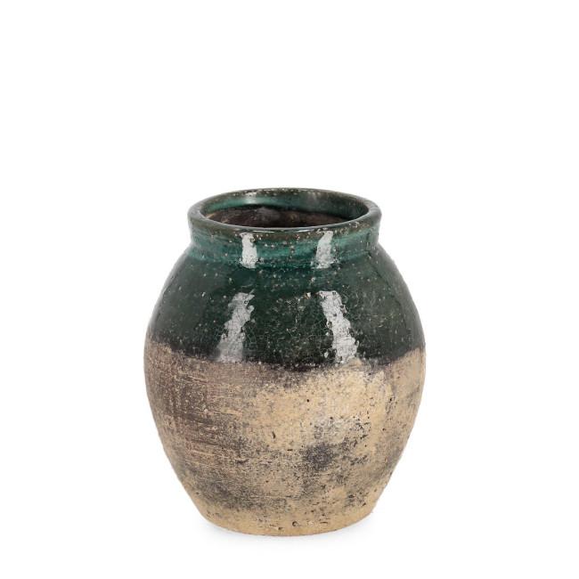 RUNE bézs terracotta kaspó