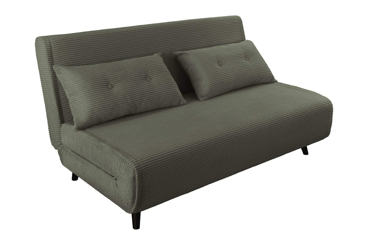 SMART MULTIFUNCTION zöld kordbársony fotelágy 140 cm