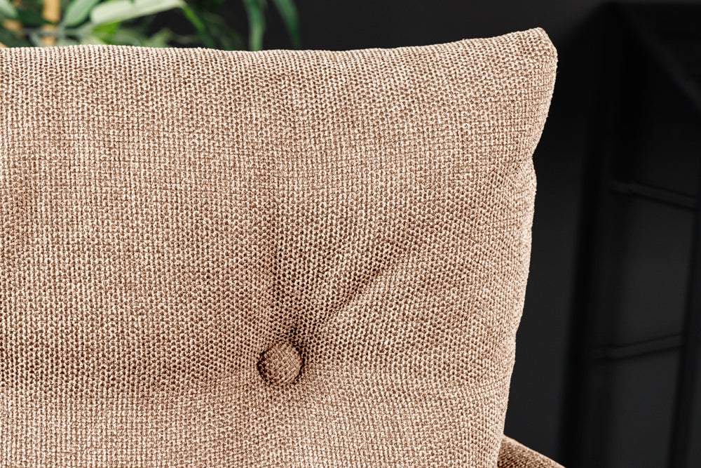 BIG GEORGE bézs szövet bárszék