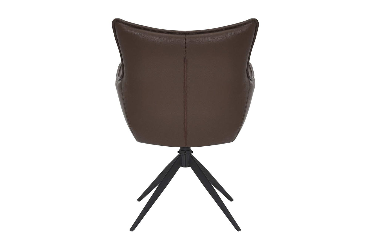 VOGUE barna műbőr forgószék