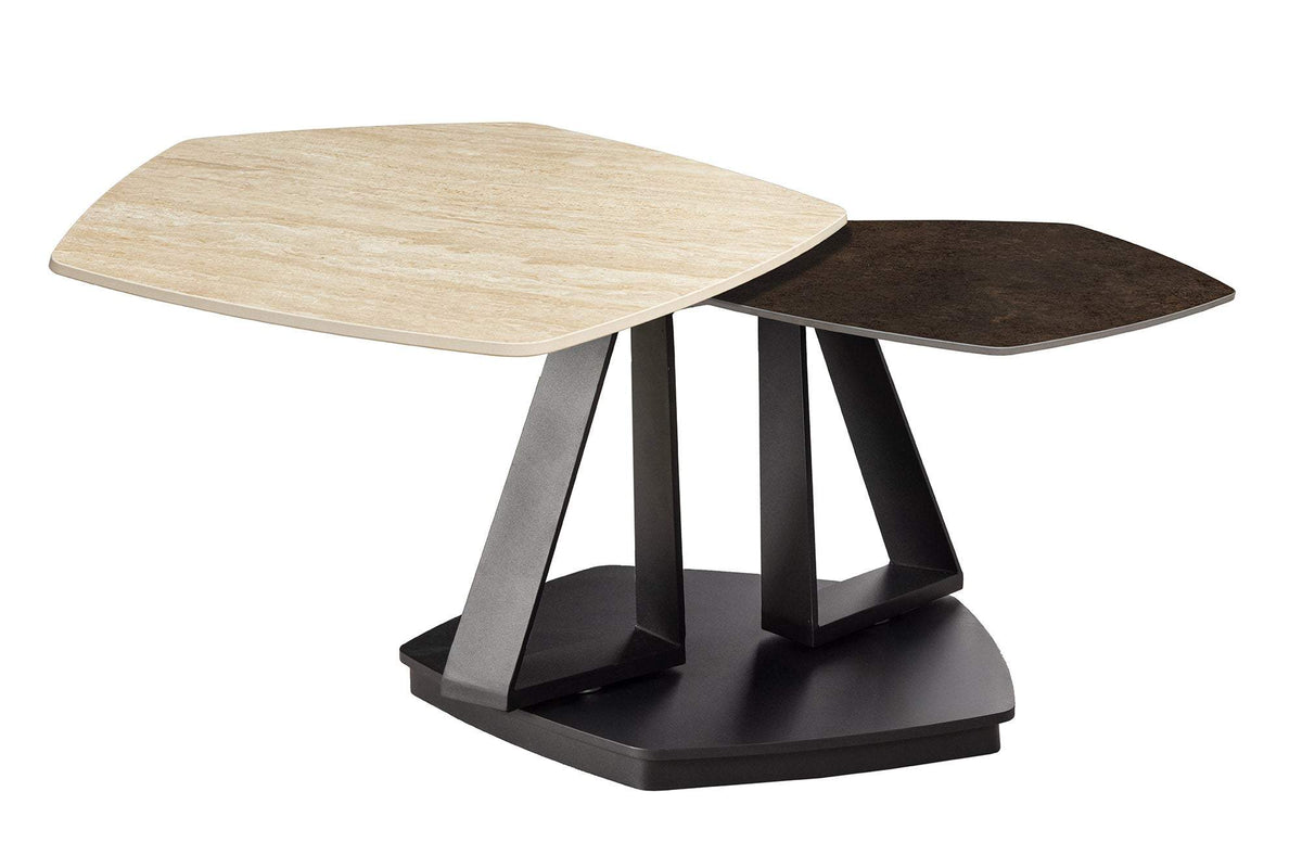 MOVEMENT barna kerámia dohányzóasztal