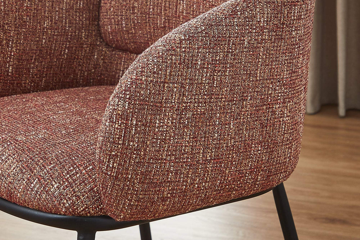 FLORENZ barna szövet szék