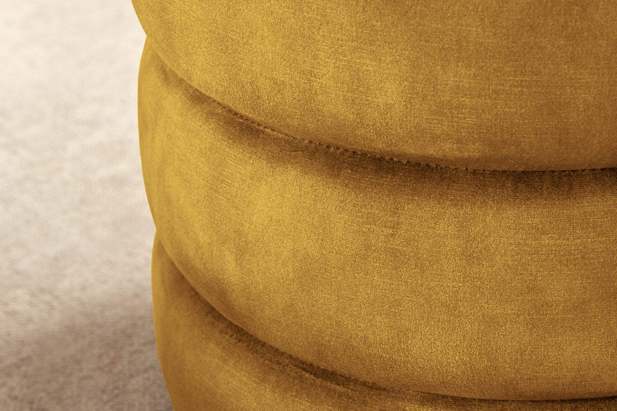 VOQUE sárga bársony lábtartó