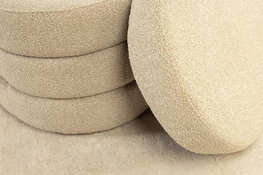 VOQUE taupe buklé ülőpad