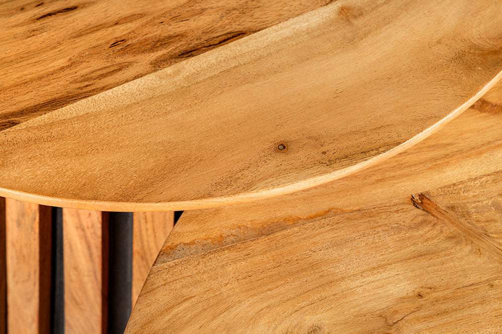 VALHALLA barna akácfa dohányzóasztal