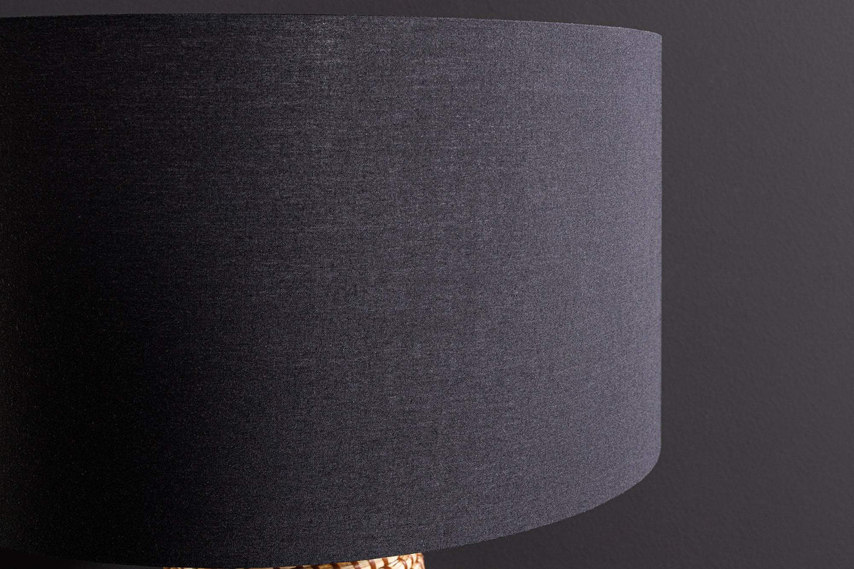 ZEA fekete fonott asztali lámpa