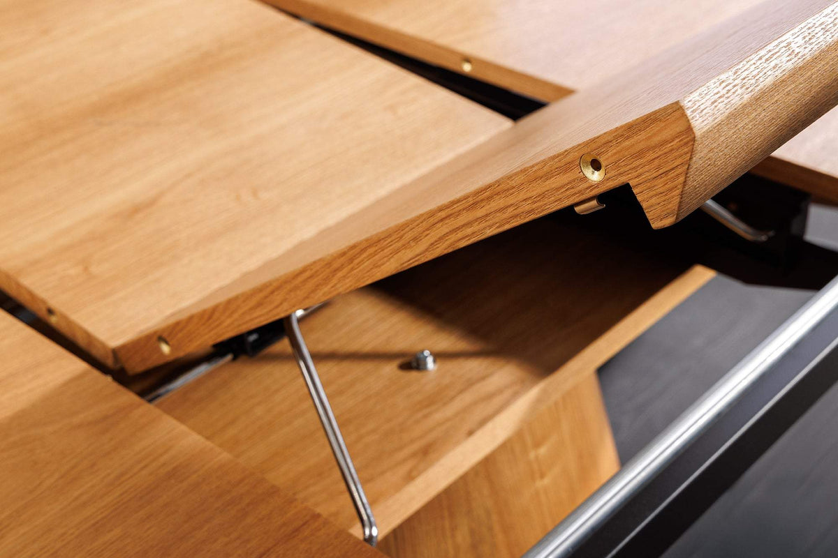 UNIQUE barna furnér étkezőasztal 160-200 cm