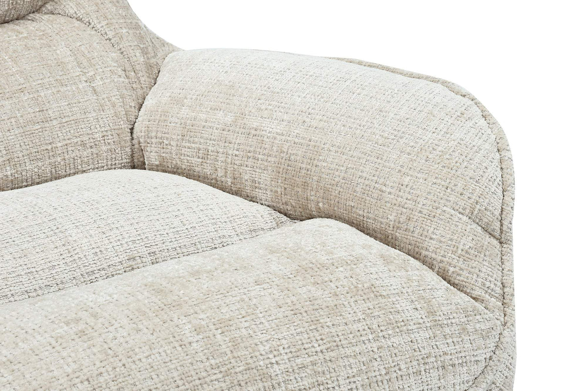 CLOUD bézs szövet fotel