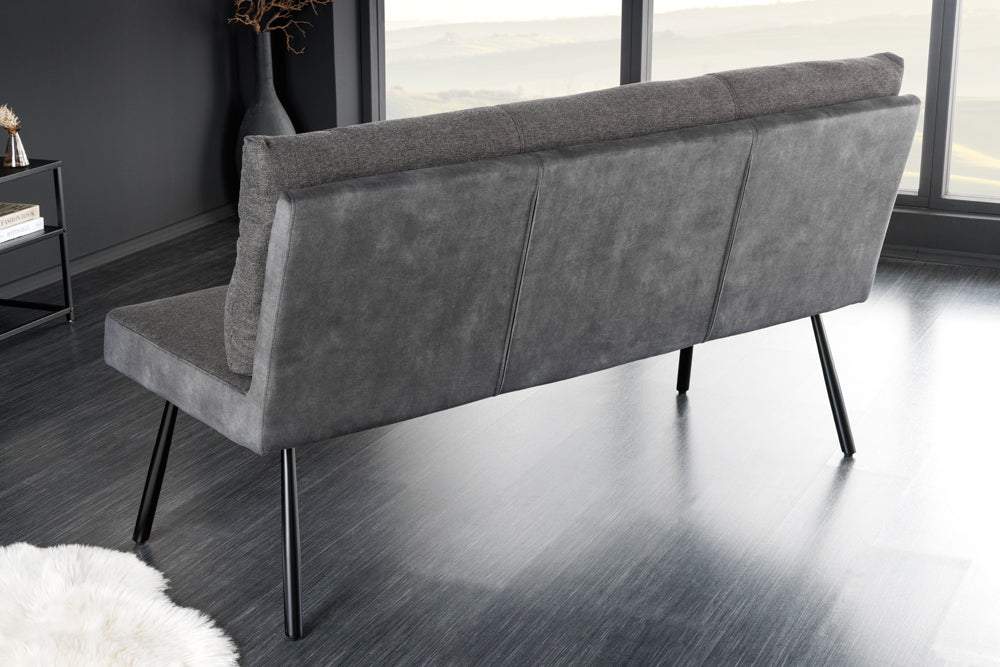 BIG GEORGE fekete szövet ülőpad