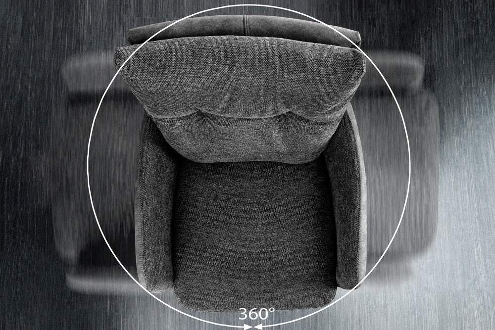 BIG GEORGE fekete szövet bárszék