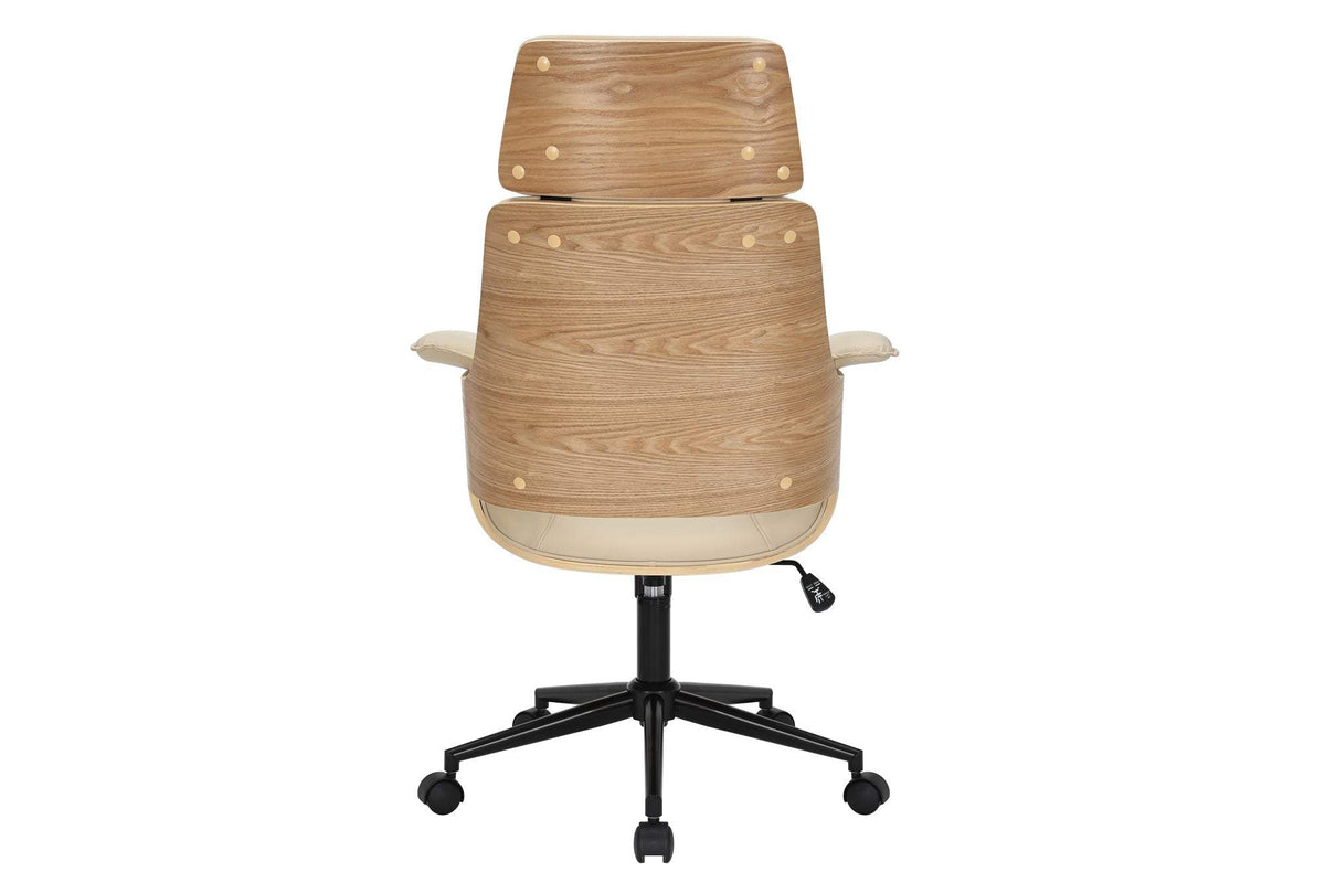 MANHATTAN bézs műbőr irodai szék