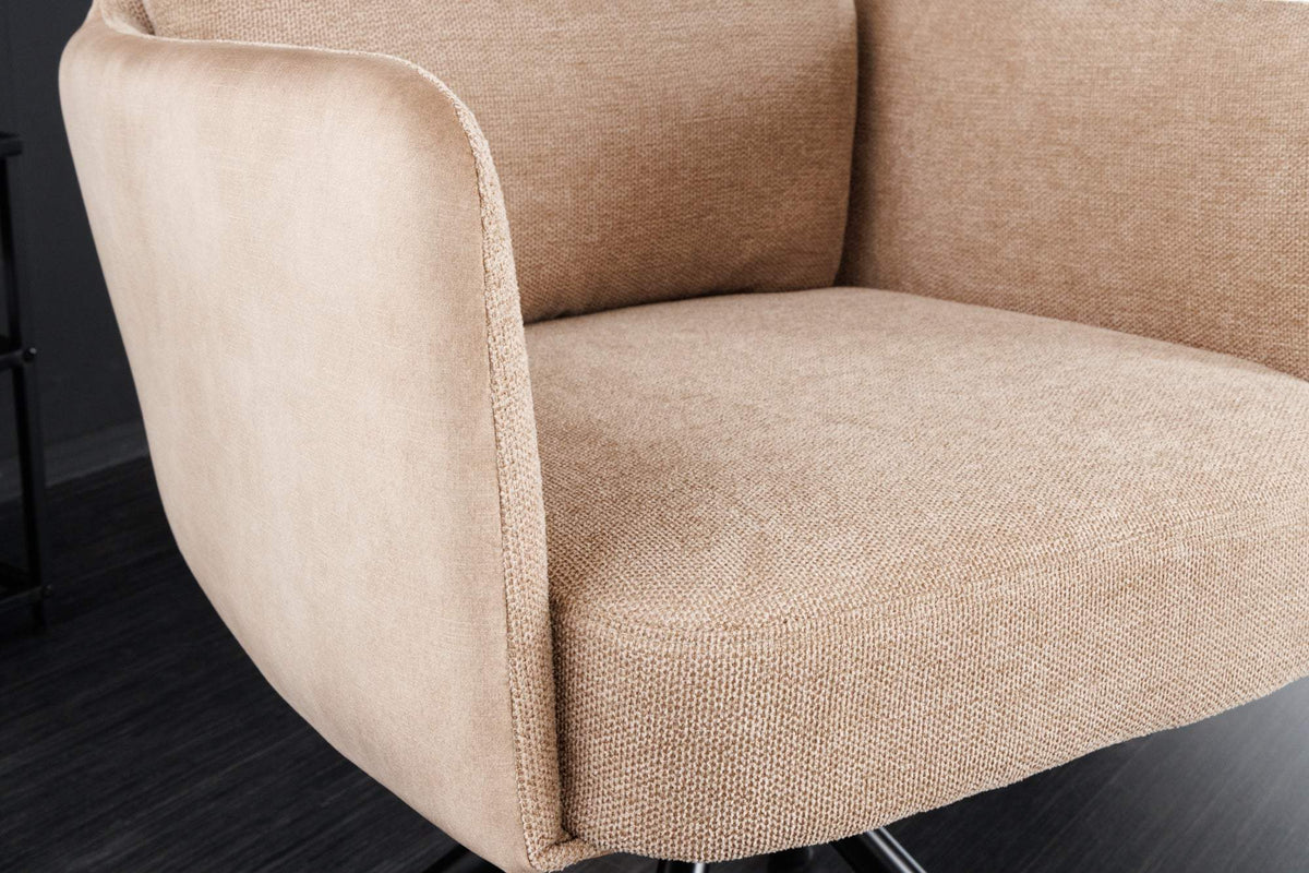 BIG GEORGE bézs szövet forgószék