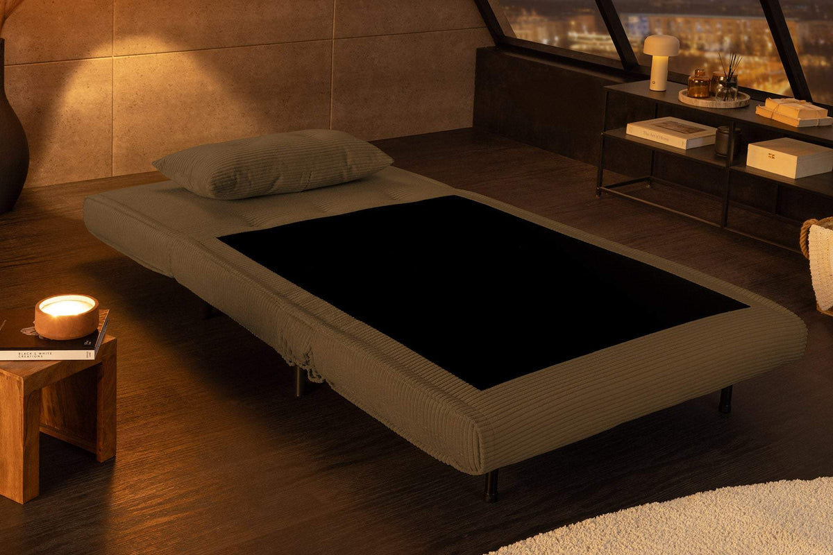 SMART MULTIFUNCTION zöld kordbársony fotelágy 100 cm