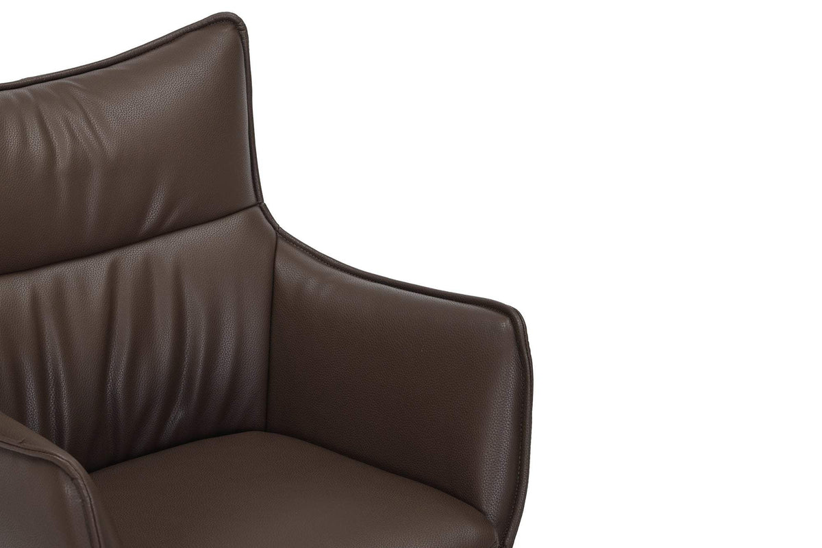 VOGUE barna műbőr forgószék