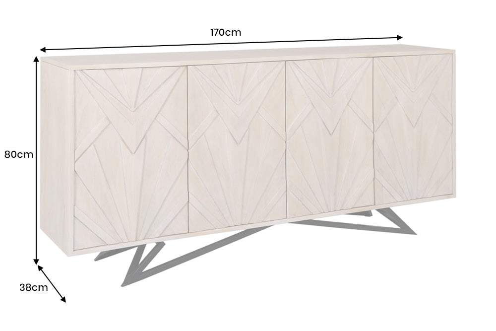 METROPOLITAN bézs mangófa komód