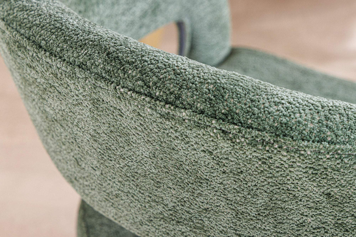 BOUTIQUE zöld szövet szék