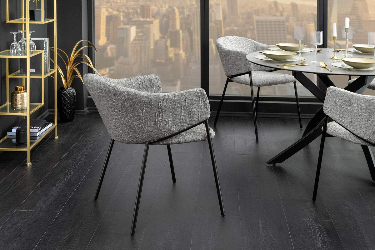 NOBLESSE szürke szövet szék