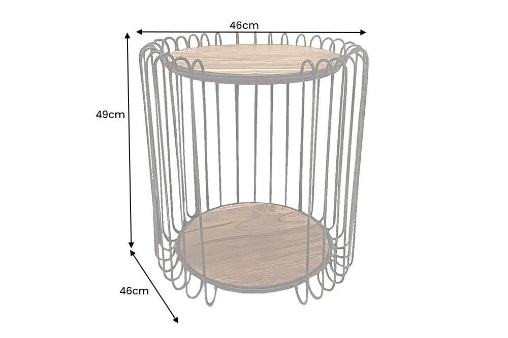 ELEMENTS barna akácfa lerakóasztal