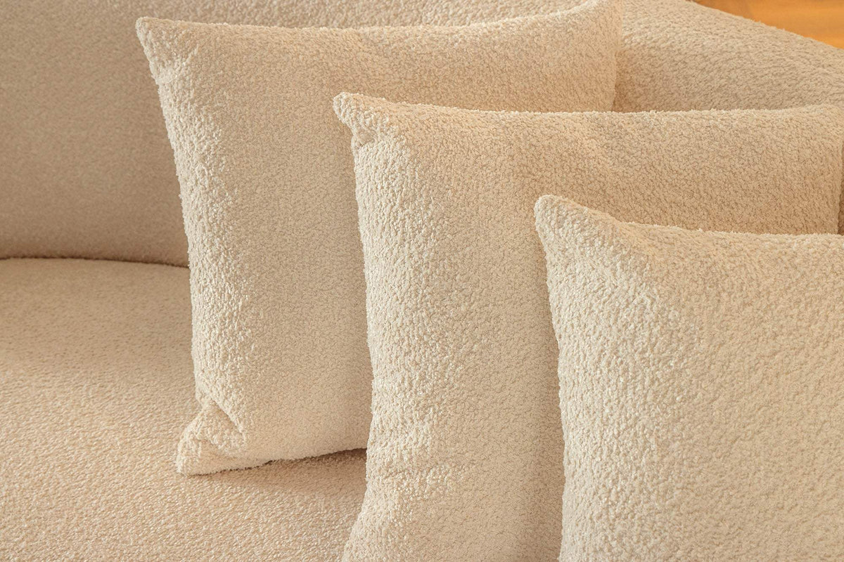 ATELIER bézs buklé kanapé