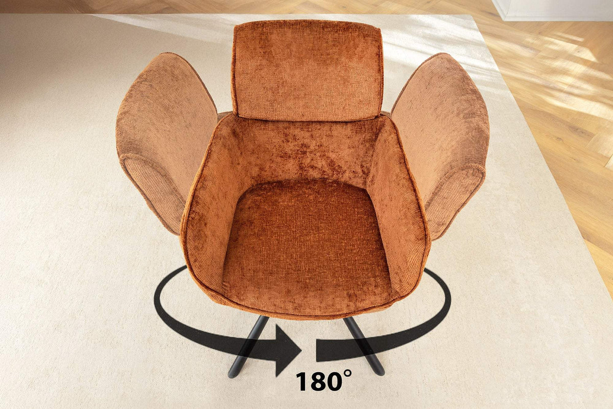 UNIQUE barna polyester zsenília forgószék