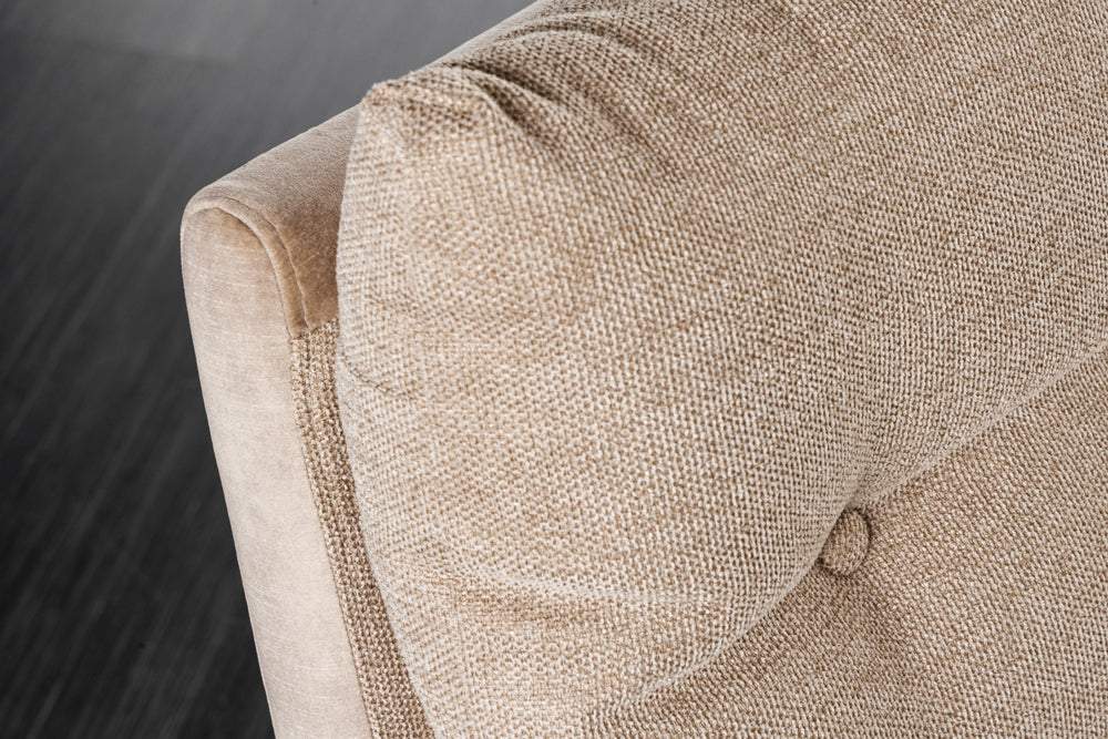 BIG GEORGE bézs szövet ülőpad