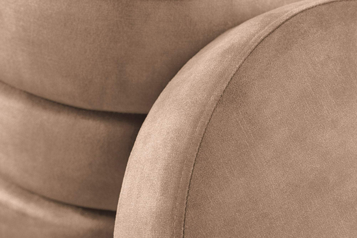 VOQUE bézs bársony lábtartó