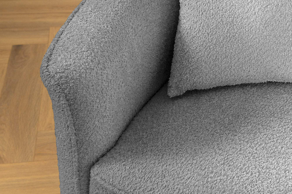 ATELIER L XXL szürke buklé kanapé