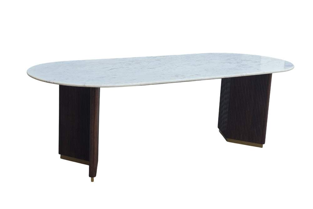 GATSBY fehér márvány étkezőasztal 240 cm
