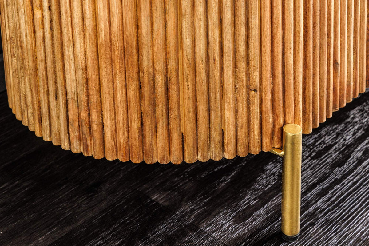 TRES CHIC fehér márvány komód 105 cm