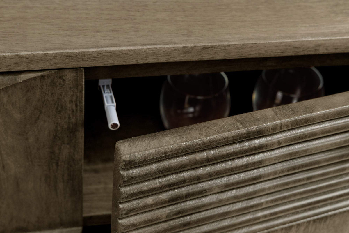 TV ART DECO szürke mangófa tv szekrény 200 cm