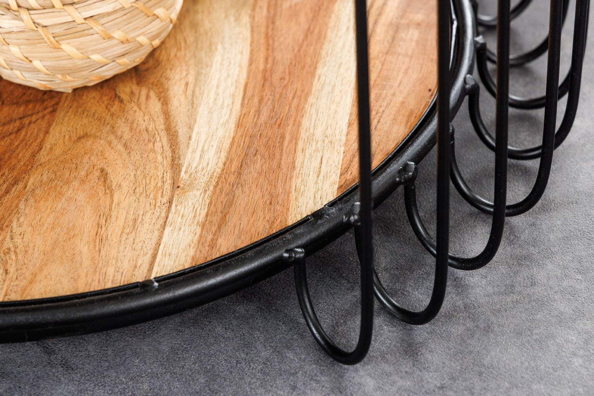 ELEMENTS barna akácfa lerakóasztal