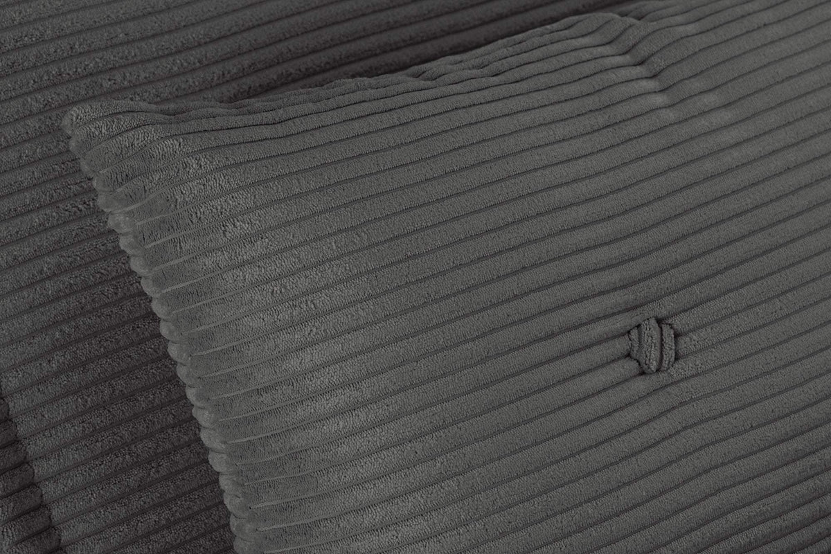 SMART MULTIFUNCTION szürke kordbársony fotelágy 140 cm