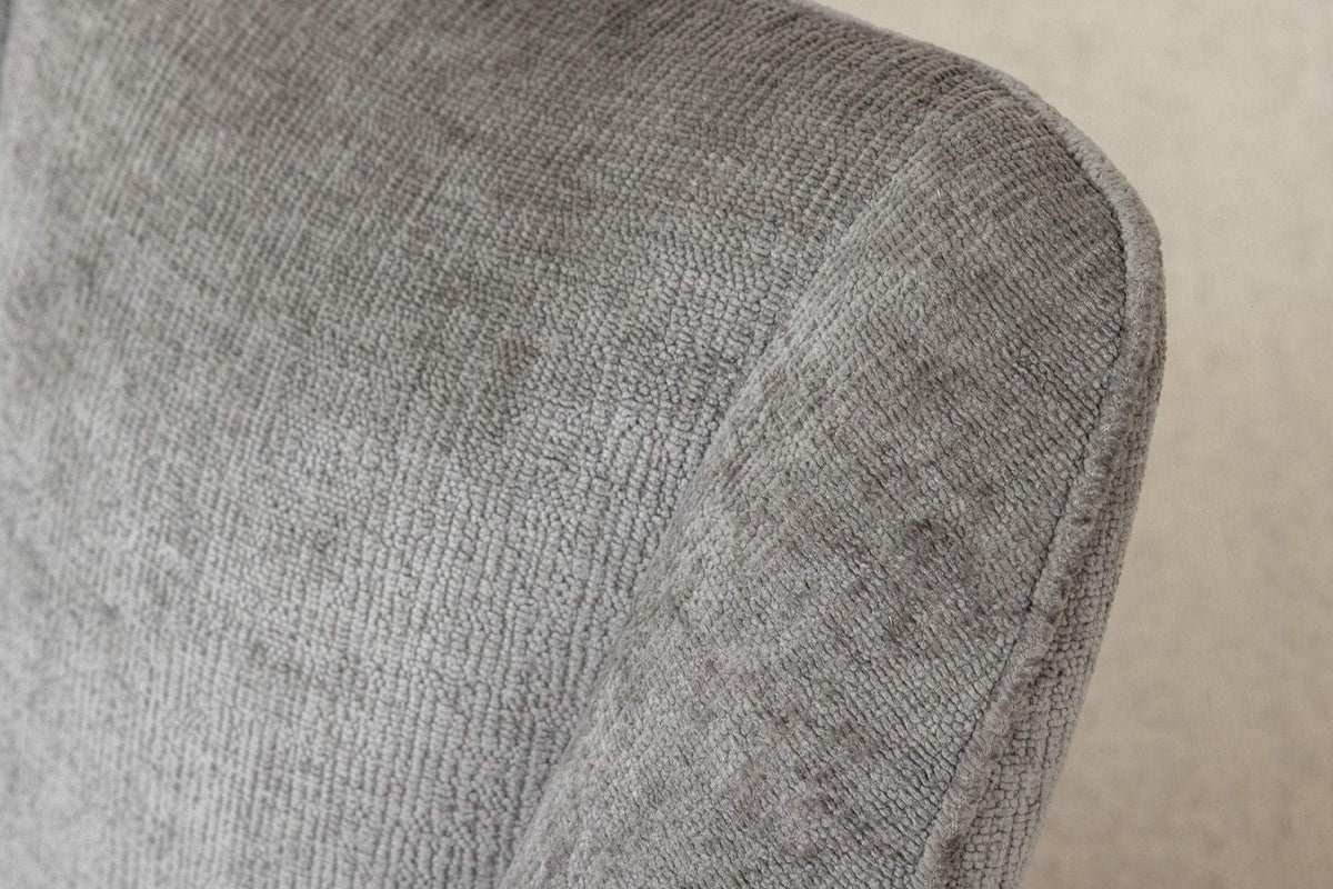 AVIGNON szürke polyester zsenília forgószék