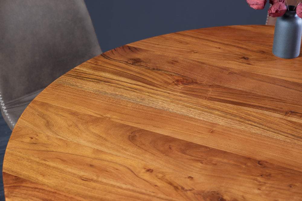 MAISON JADE barna akácfa étkezőasztal 120 cm