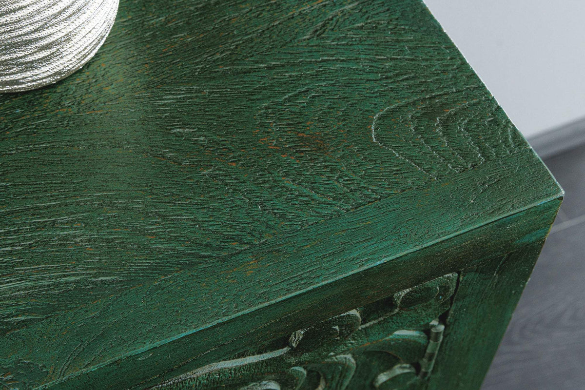 PEACOCK zöld mangófa komód