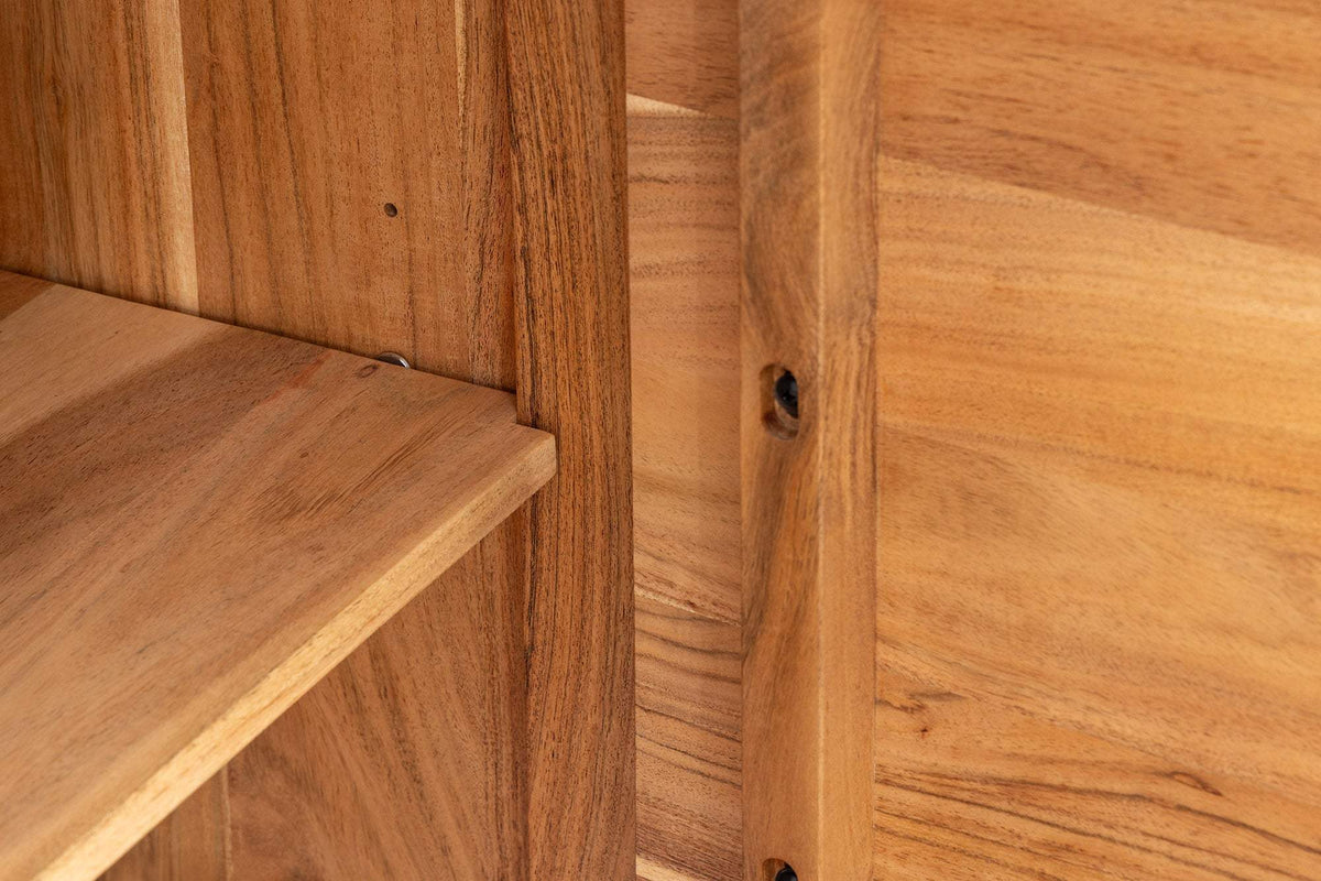 DESERT barna akácfa komód