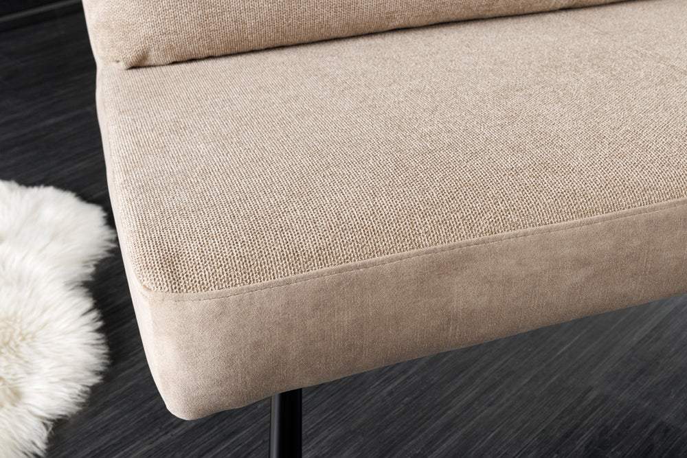 BIG GEORGE bézs szövet ülőpad