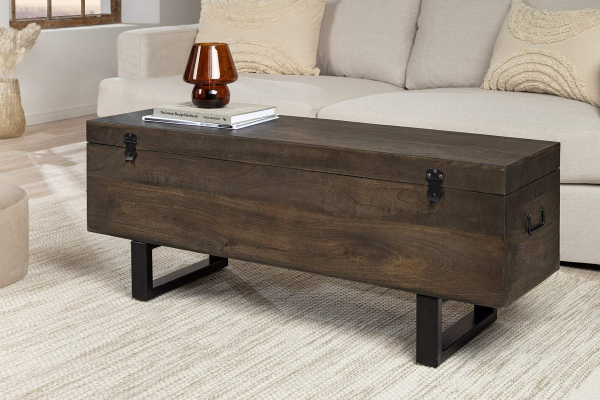 FACTORY LOFT barna mangófa dohányzóasztal