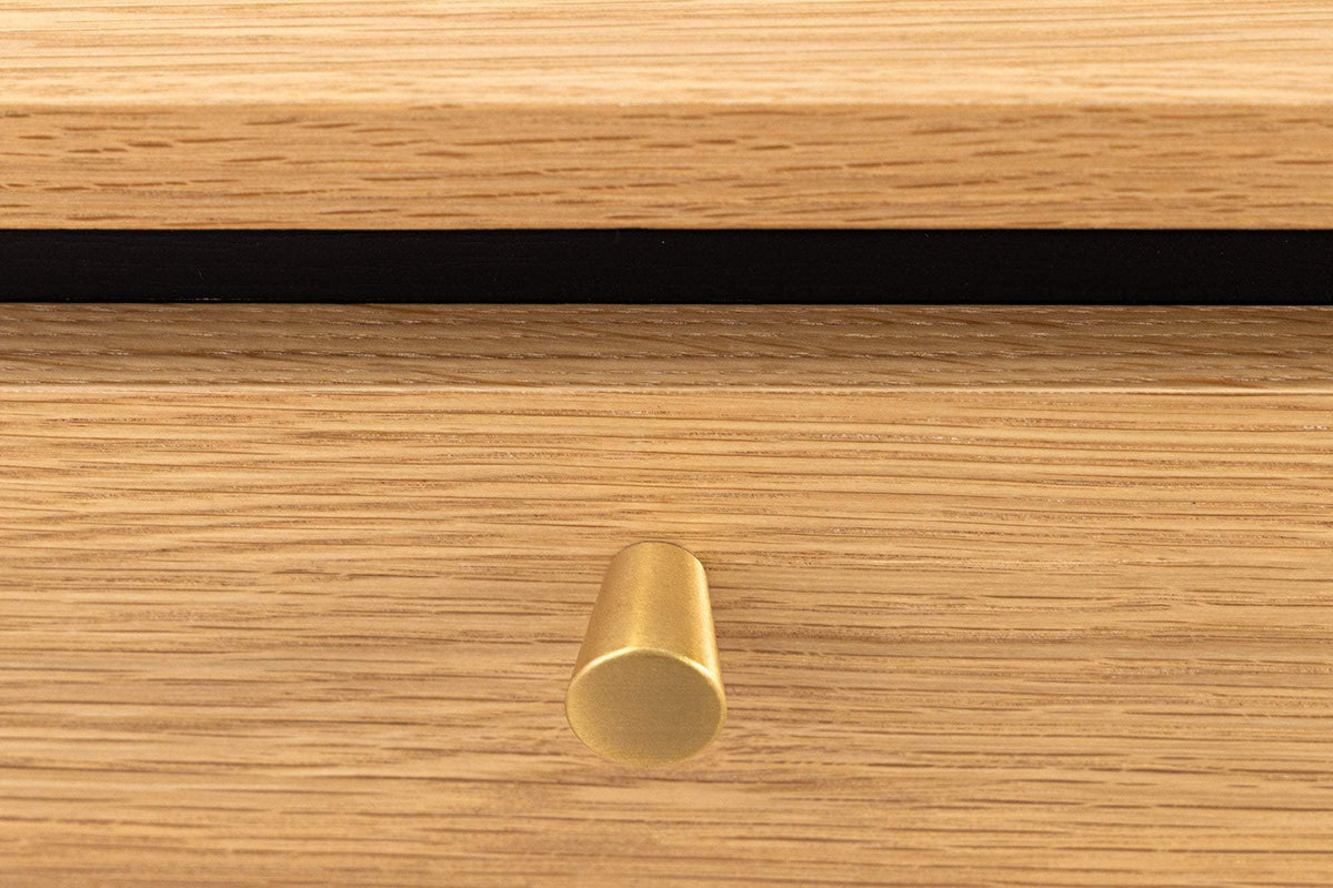 ATELIER barna tölgyfa furnér dohányzóasztal 120 cm