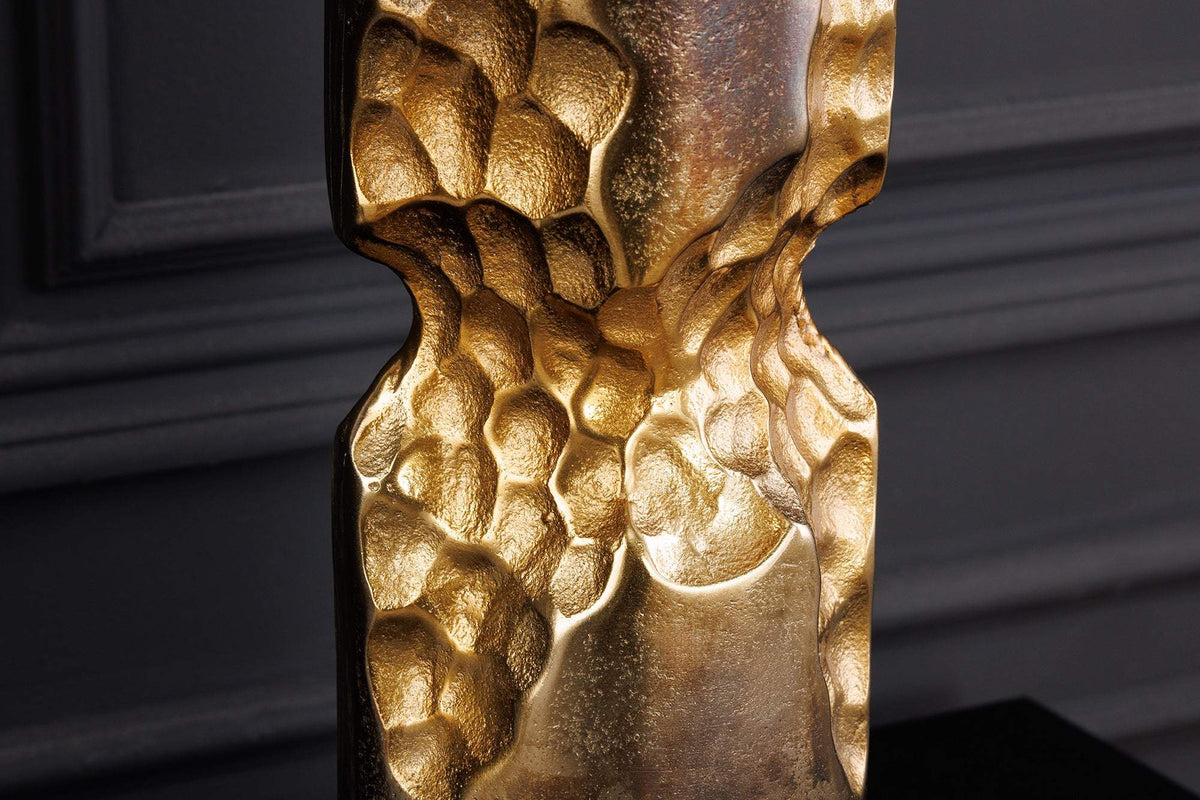 PRECIOUS fekete arany váza 50cm