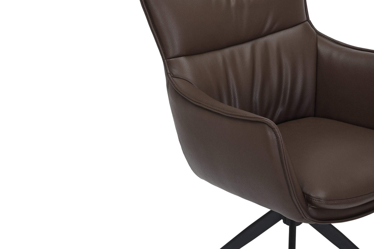 VOGUE barna műbőr forgószék