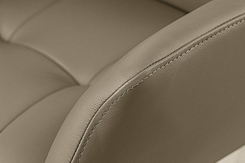 SIGNATURE taupe bőr forgószék