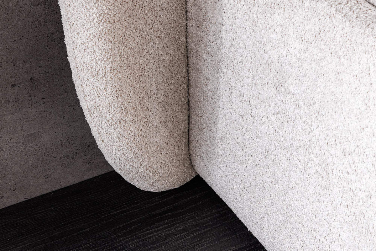 ART DECO szürkésbarna buklé ágy 180x200 cm