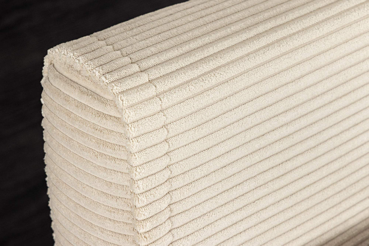 SMART MULTIFUNCTION bézs kordbársony fotelágy 100 cm