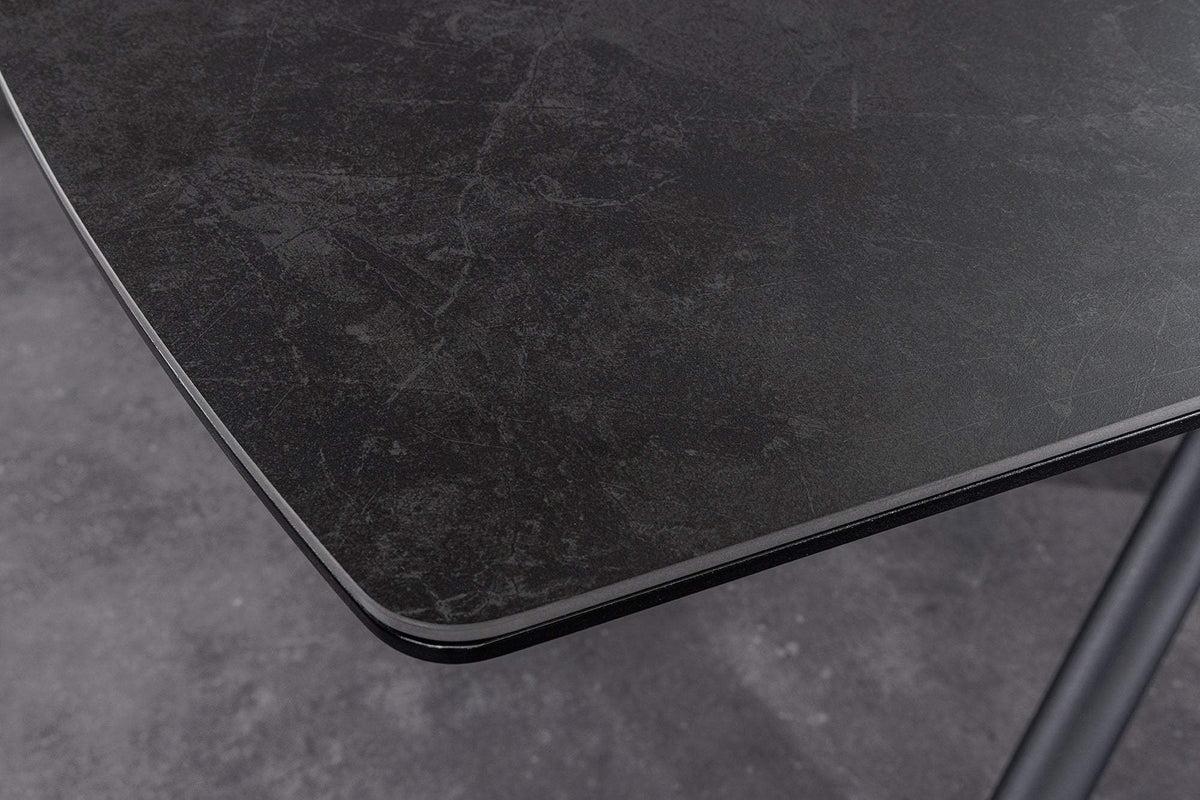 MIKADO szürke kerámia étkezőasztal 180-230 cm