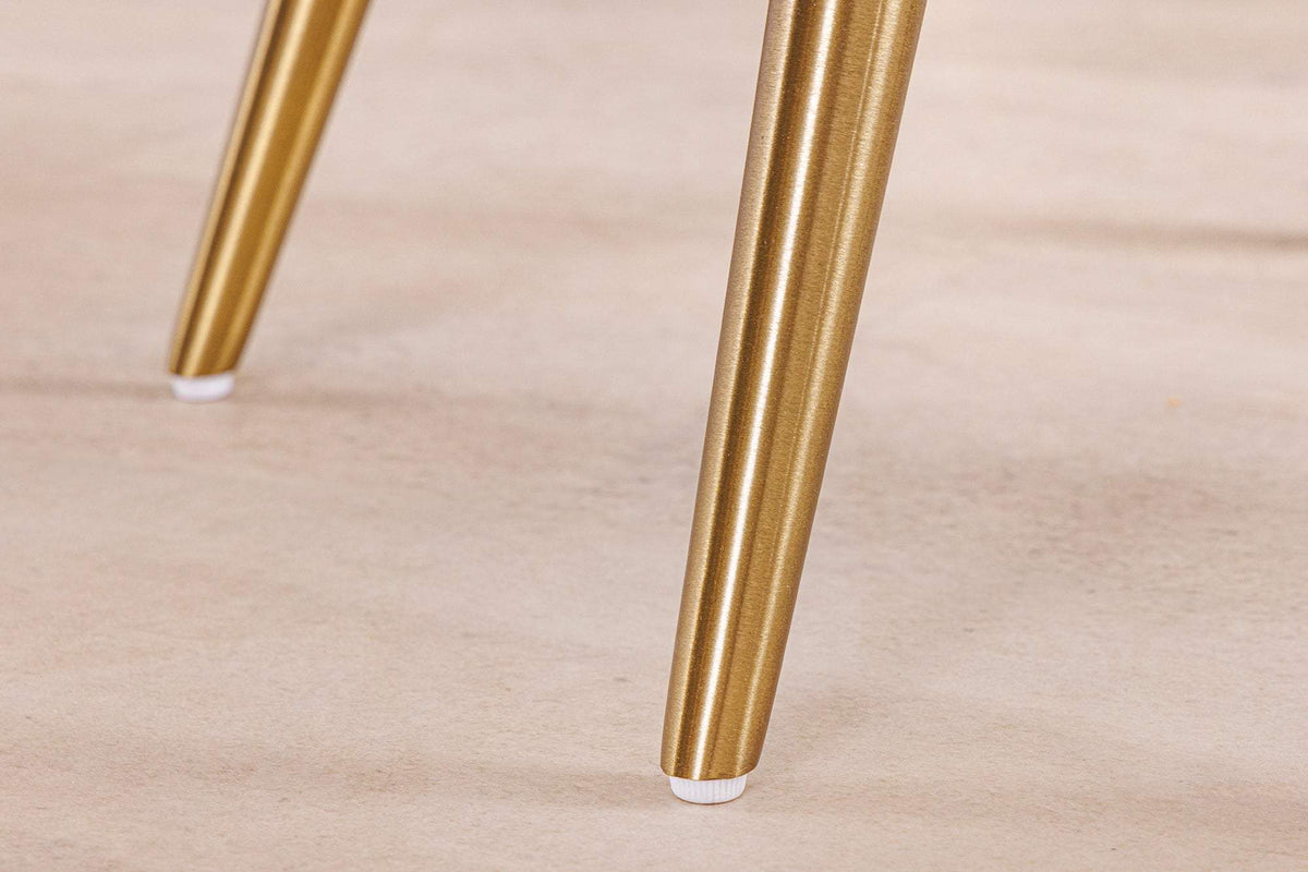 MIA CASA bézs kordbársony szék